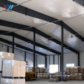 0.9m-1.2m brick wall prefabricated warehouse building steel metal prefabricated buildings logistics warehouse